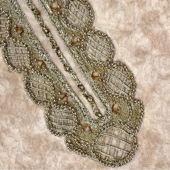 🛑SOLD🛑Free People Beaded Secret Heart Tank Top Gold Embellishments Size Small - Picture 4 of 10